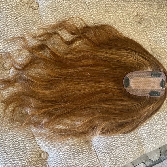100% Human Hair Topper Small Base New Never Worn no tags - Picture 6 of 16